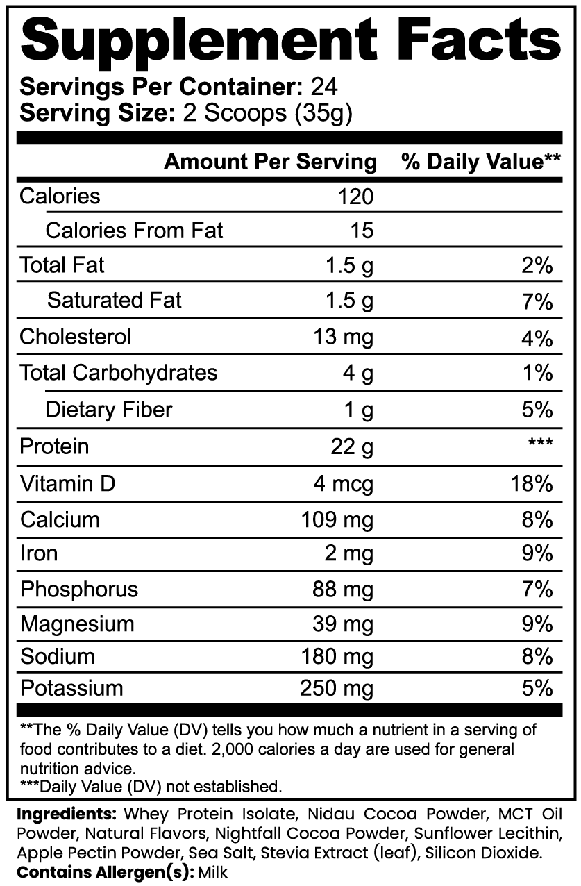 ProteinRise Advanced Whey Protein Isolate – Chocolate - ProteinRise